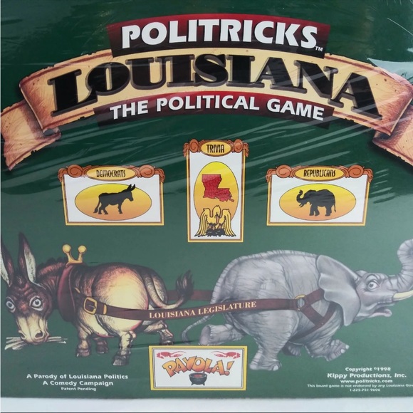 Louisiana POLITRICKS The Political Board Game Parady of LA Politics 1998 Vintage - Picture 4 of 9